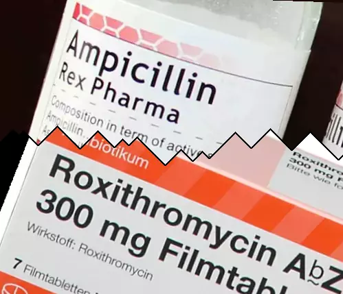 Ampicillina contro Roxitromicina