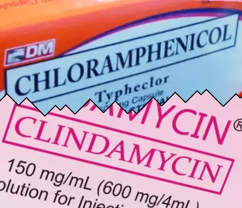 Cloramfenicolo contro Clindamicina