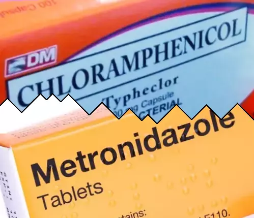 Cloramfenicolo contro Metronidazolo