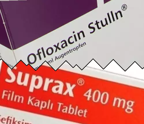 Ofloxacina contro Suprax