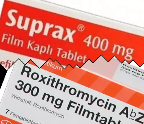 Suprax contro Roxitromicina